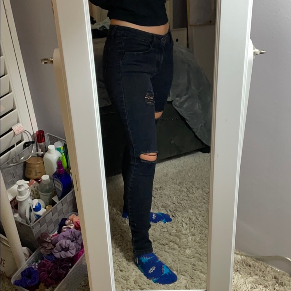Black Ripped Jeans